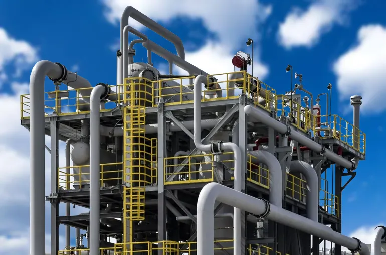 Petrokimya tesislerinde kullanılan dikişsiz çelik ve alaşımlı proses boruları